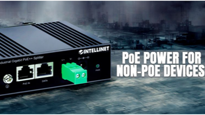 以太联 Intellinet 508940 为非 PoE的工业设备供电