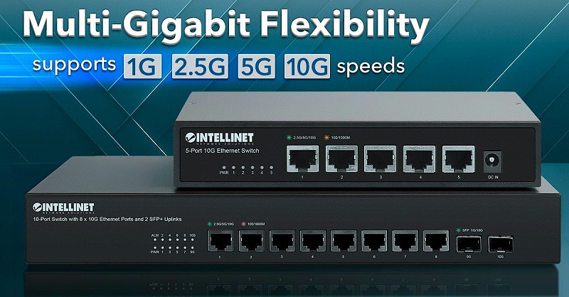 Intellinet-以太联 Multi-gigabit flexibility