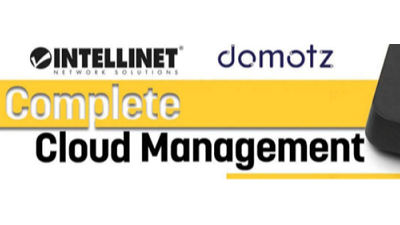 以太联Intellinet PoE 以太网供电交换机支持第六大佳网络监控软件Domotz