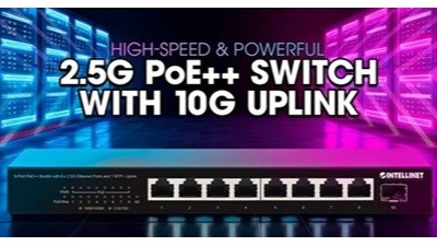 高速供電，一步到位 -以太联-Intellinet 9口2.5G PoE++非管理型交换机_562140