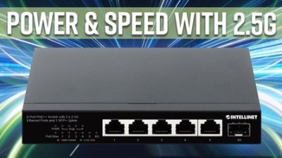 以太联-Intellinet 新款 562133 6端口PoE++交换机：5个2.5G 口，1个10G SFP+上行链路，提升网络性能
