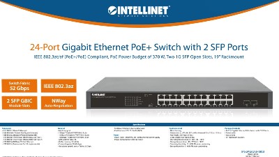 以太联-Intellinet 非管理型自愈 PoE 交换机:561402,561983 和 561907可靠网络的未来