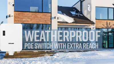 使用 以太联-Intellinet  509220_5端口户外 PoE 交换机增强您的安全性