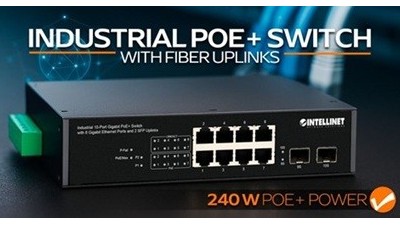 八口满功率 PoE+，双光纤上联——工业网络部署的高效之选，助力稳定长距传输