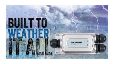 无惧严苛环境，稳定供电 – 以太联-Intellinet 户外 PoE 电源供应器